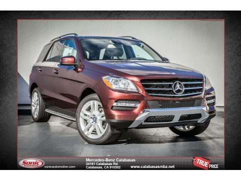 Cinnabar Red Metallic Mercedes-Benz ML 350 4Matic.  Click to enlarge.
