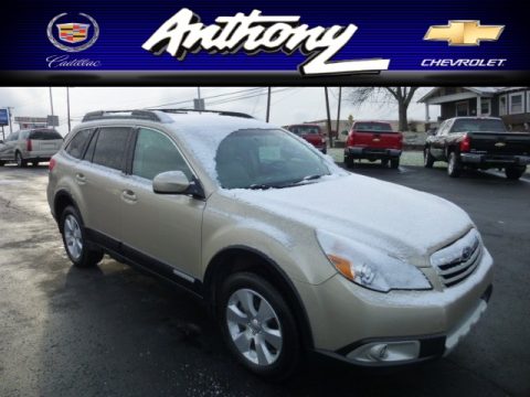 Harvest Gold Metallic Subaru Outback 3.6R Limited Wagon.  Click to enlarge.