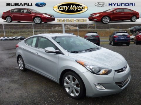 Shimmering Silver Hyundai Elantra Limited.  Click to enlarge.