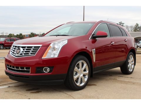 Crystal Red Tintcoat Cadillac SRX Performance FWD.  Click to enlarge.