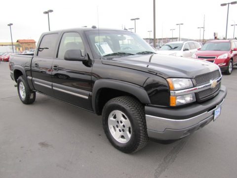 Black Chevrolet Silverado 1500 Z71 Crew Cab 4x4.  Click to enlarge.