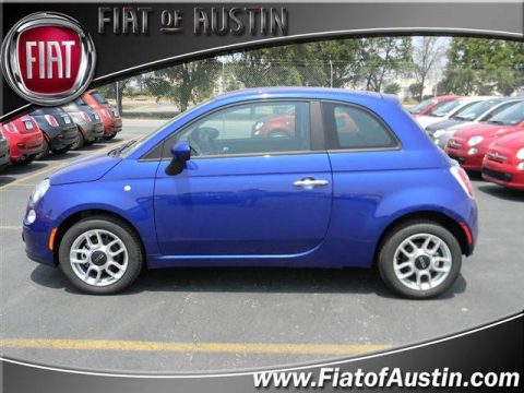 Azzurro (Blue) Fiat 500 Pop.  Click to enlarge.