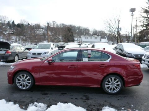 Riviera Red Lexus GS 350 AWD.  Click to enlarge.