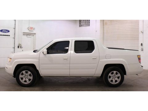 White Honda Ridgeline RTL.  Click to enlarge.