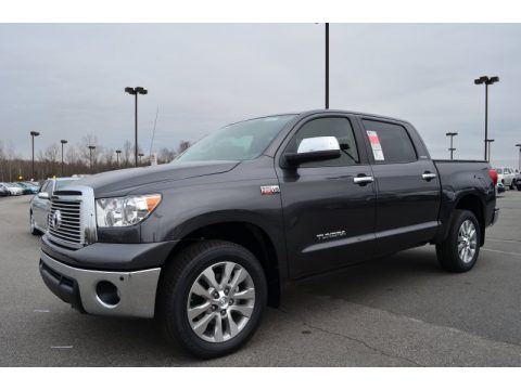 Magnetic Gray Metallic Toyota Tundra Platinum CrewMax.  Click to enlarge.