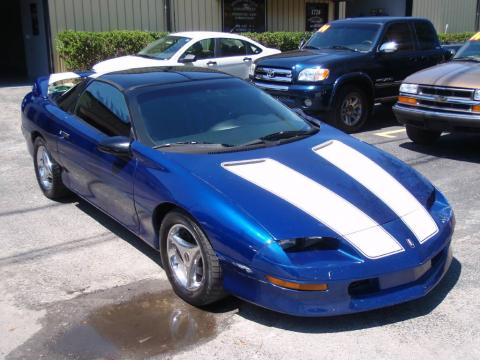 Medium Quasar Blue Metallic Chevrolet Camaro Coupe.  Click to enlarge.