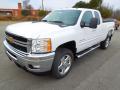 Front 3/4 View of 2013 Chevrolet Silverado 2500HD LT Extended Cab 4x4 #2