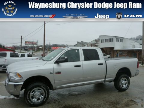Bright Silver Metallic Dodge Ram 3500 HD ST Crew Cab 4x4.  Click to enlarge.