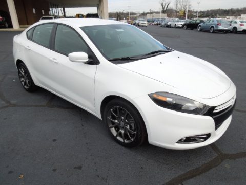 Bright White Dodge Dart Rallye.  Click to enlarge.