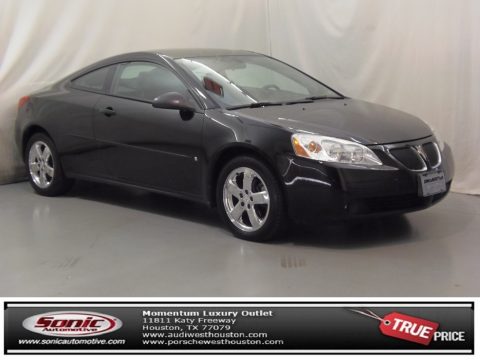 Black Pontiac G6 GT Coupe.  Click to enlarge.