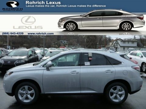 Silver Lining Metallic Lexus RX 350 AWD.  Click to enlarge.