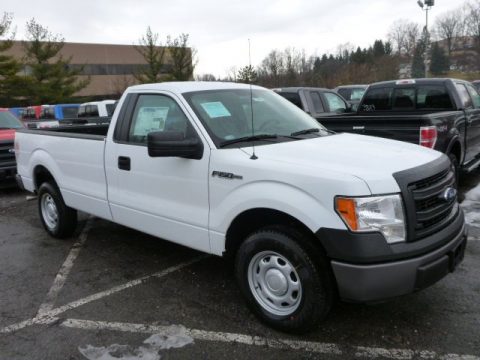 Oxford White Ford F150 XL Regular Cab.  Click to enlarge.