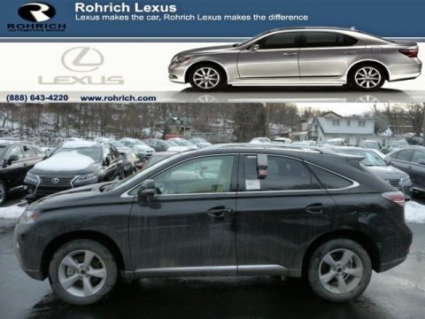 Obsidian Black Lexus RX 350 AWD.  Click to enlarge.