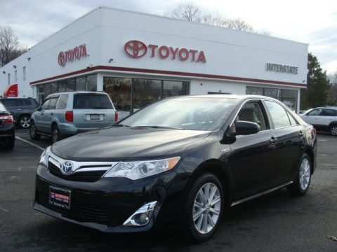 Attitude Black Metallic Toyota Camry Hybrid XLE.  Click to enlarge.