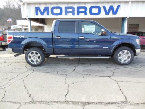 Blue Jeans Metallic Ford F150 Limited SuperCrew 4x4.  Click to enlarge.