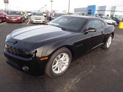 Black Chevrolet Camaro LT Coupe.  Click to enlarge.