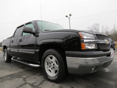 Black Chevrolet Silverado 1500 LS Crew Cab.  Click to enlarge.