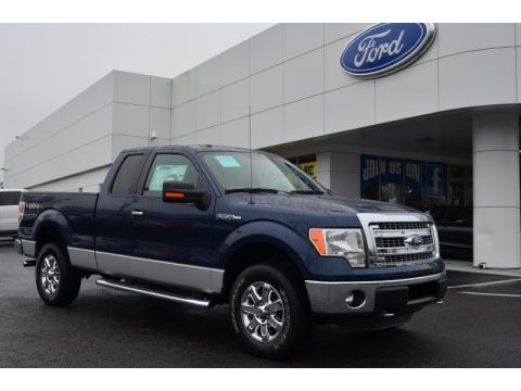 Blue Jeans Metallic Ford F150 XLT SuperCab 4x4.  Click to enlarge.