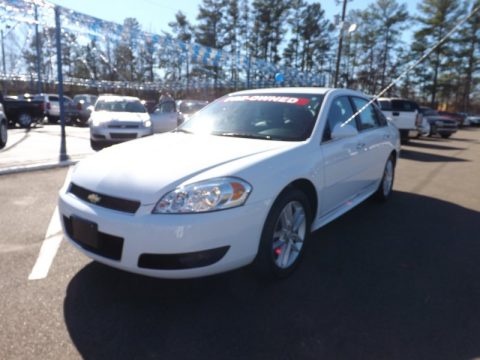 Summit White Chevrolet Impala LTZ.  Click to enlarge.