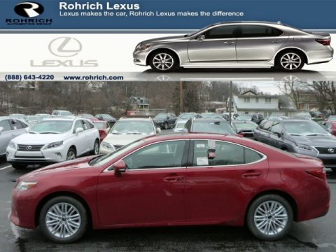 Matador Red Mica Lexus ES 350.  Click to enlarge.