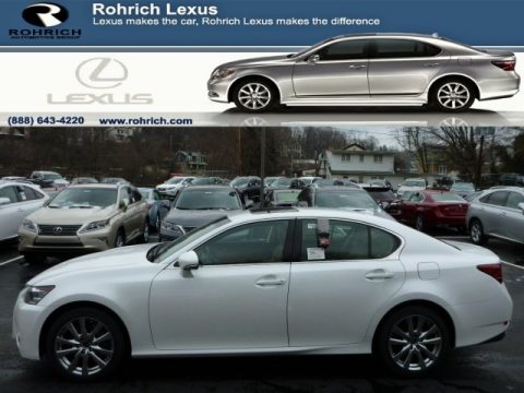 Starfire White Pearl Lexus GS 350 AWD.  Click to enlarge.