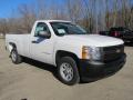 Front 3/4 View of 2013 Chevrolet Silverado 1500 Work Truck Regular Cab 4x4 #10