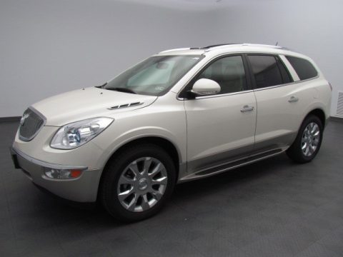 White Diamond Tricoat Buick Enclave FWD.  Click to enlarge.