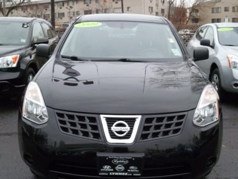 Wicked Black Nissan Rogue S AWD.  Click to enlarge.