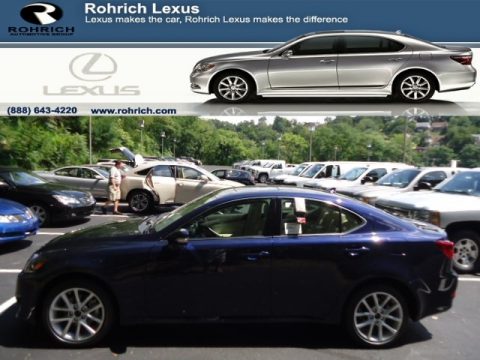 Deep Sea Blue Mica Lexus IS 250 AWD.  Click to enlarge.