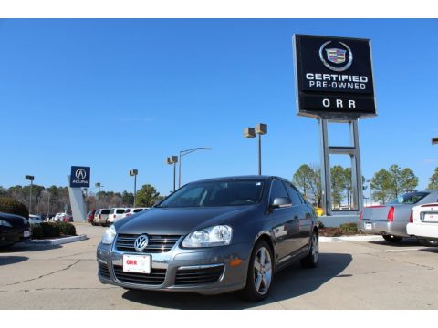 Platinum Grey Metallic Volkswagen Jetta TDI Sedan.  Click to enlarge.