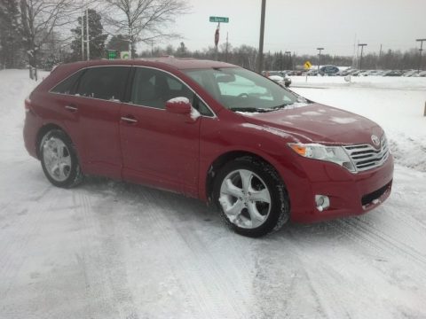 Barcelona Red Metallic Toyota Venza V6 AWD.  Click to enlarge.
