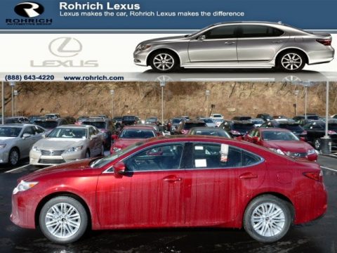 Matador Red Mica Lexus ES 350.  Click to enlarge.