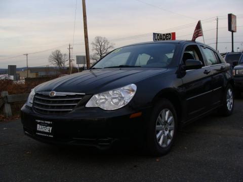 Brilliant Black Crystal Pearl Chrysler Sebring LX Sedan.  Click to enlarge.