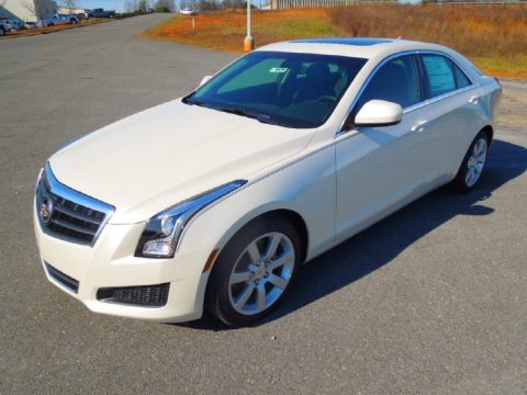 White Diamond Tricoat Cadillac ATS 2.5L.  Click to enlarge.