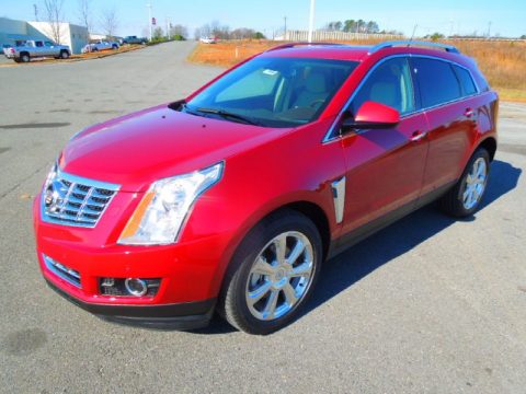 Crystal Red Tintcoat Cadillac SRX Performance FWD.  Click to enlarge.