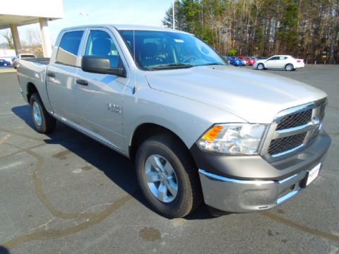 Bright Silver Metallic Ram 1500 Tradesman Crew Cab.  Click to enlarge.