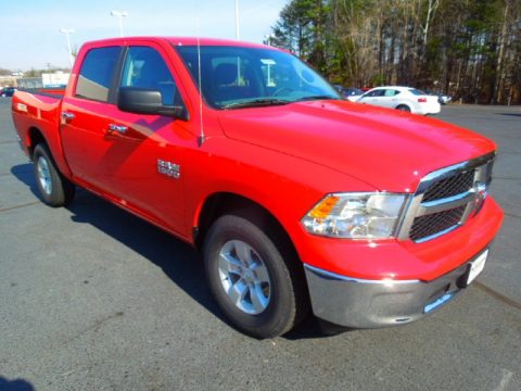 Flame Red Ram 1500 SLT Crew Cab.  Click to enlarge.