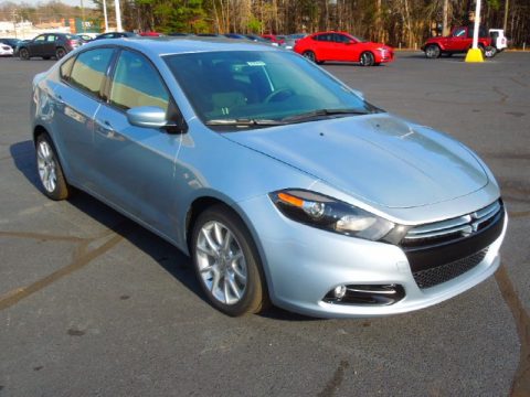 Winter Chill Pearl Coat Dodge Dart Rallye.  Click to enlarge.