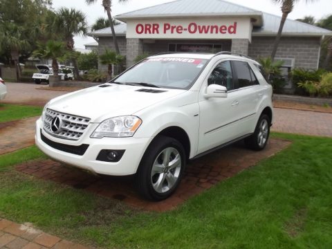 Arctic White Mercedes-Benz ML 350 BlueTEC 4Matic.  Click to enlarge.