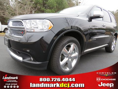 Brilliant Black Crystal Pearl Dodge Durango Citadel.  Click to enlarge.