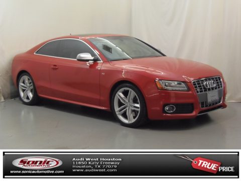 Brilliant Red Audi S5 4.2 FSI quattro Coupe.  Click to enlarge.