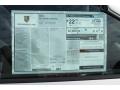  2013 Porsche 911 Carrera Cabriolet Window Sticker #26