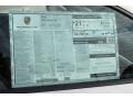  2013 Porsche 911 Carrera 4S Coupe Window Sticker #27
