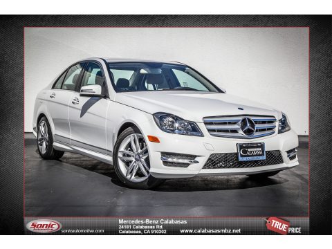 Polar White Mercedes-Benz C 250 Sport.  Click to enlarge.