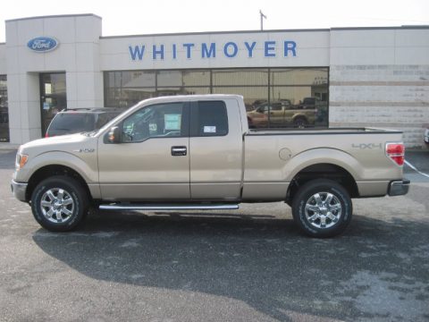 Pale Adobe Metallic Ford F150 XLT SuperCab 4x4.  Click to enlarge.