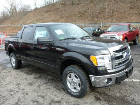 Tuxedo Black Metallic Ford F150 XLT SuperCrew 4x4.  Click to enlarge.
