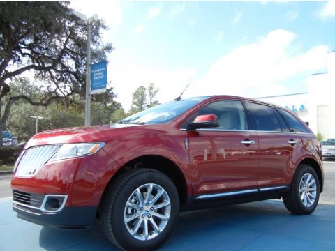 Ruby Red Tinted Tri-Coat Lincoln MKX FWD.  Click to enlarge.
