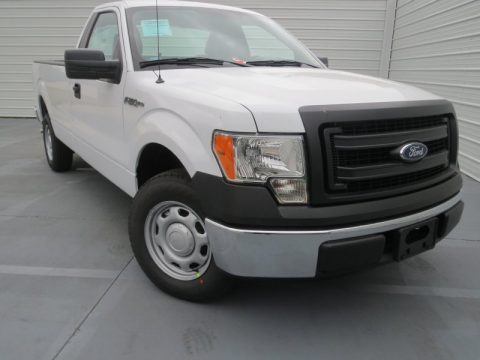 Oxford White Ford F150 XL Regular Cab.  Click to enlarge.