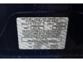 Jaguar Color Code JHM Pacific Blue Metallic #25