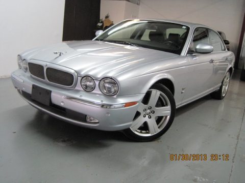 Liquid Silver Metallic Jaguar XJ XJR.  Click to enlarge.